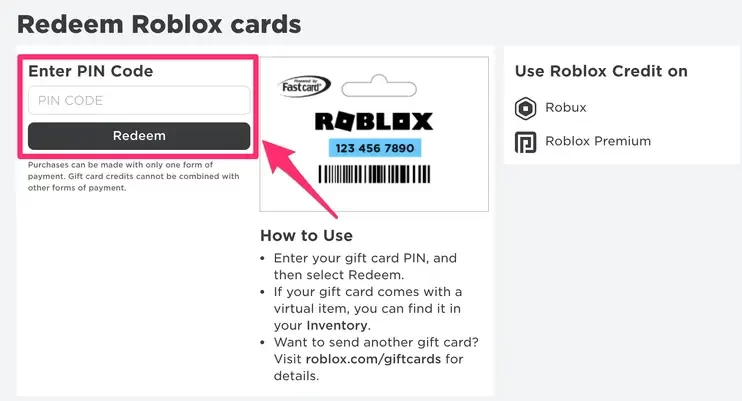 Roblox Gift Cards Codes - Gownsbit