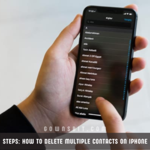 How to Delete Multiple Contacts on Iphone with Different Steps