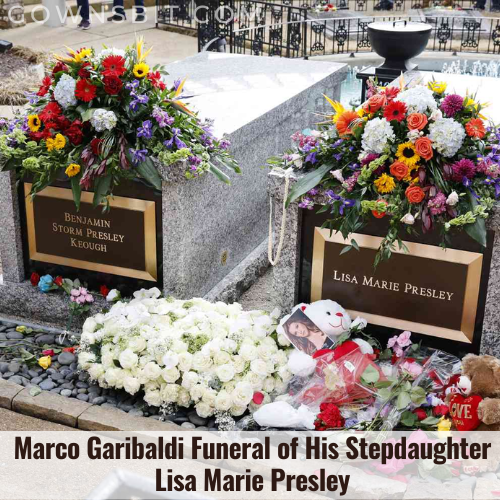 Marco Garibaldi Funeral of His Stepdaughter Lisa Marie Presley