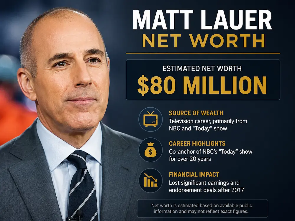 matt lauer net worth